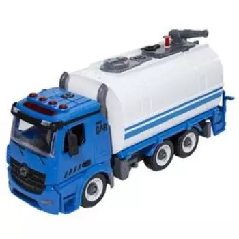 Разборная машина с цистерной и водомётом, инерционная, звук, свет