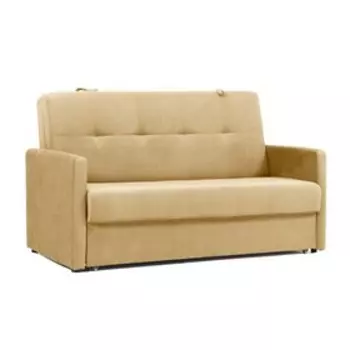 Раздвижной диван «Деон 1200», механизм аккордеон, велюр, цвет бежевый