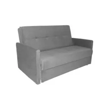 Раздвижной диван «Деон 1200», механизм аккордеон, велюр, цвет серый