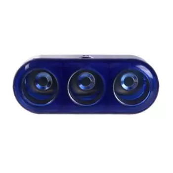 Разветвитель прикуривателя TORSO, 12-24 В, провод 50 см, подсветка