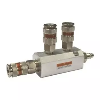 Разветвитель WIEDERKRAFT WDK-84MB, пневматический, вход Рапид, 3 выхода Рапид