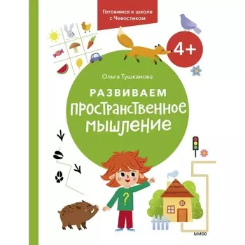 Развиваем пространственное мышление. 4+. Готовимся к школе с Чевостиком. Тушканова О.