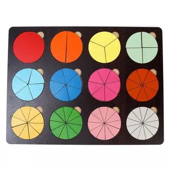 Развивающая доска «Дроби»