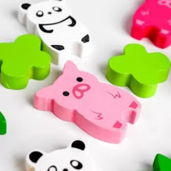 Развивающая игра балансир «Животные, растения и шарик» 12,5х7х3,5 см