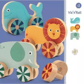 Развивающая игра Djeco Прикрути колёса