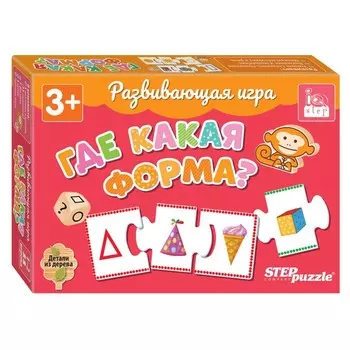 Развивающая игра «Где какая форма?»