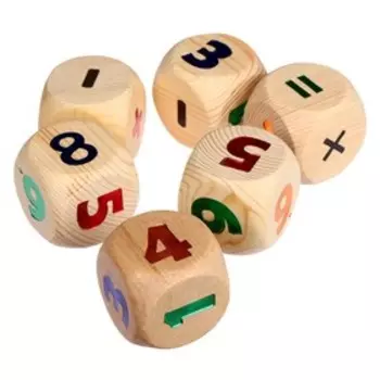 Развивающая игра «Кубики-счётики»