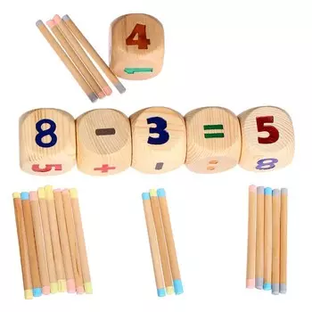 Развивающая игра «Кубики-счётики»