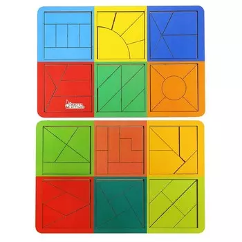 Развивающая игра «Квадраты Никитина», набор