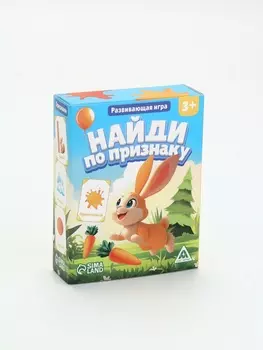 Развивающая игра «Найди по признаку», 66 карт, 3+