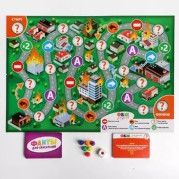 Развивающая игра «ОБЖ для детей. Команда спасателей»