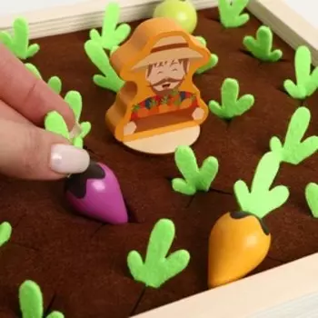 Развивающая игра "Огород" 25х25х6 см