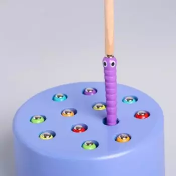 Развивающая игра "Рыбалка цветная" 7х15х14 см МИКС