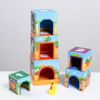 Настольная игра «Умные кубики. Животные фермы», 1+