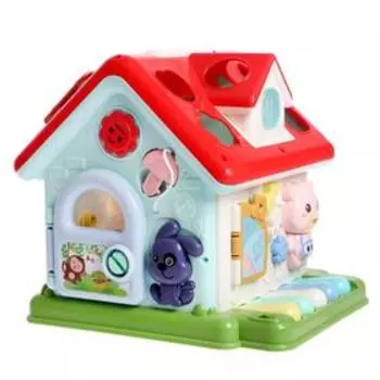Развивающая игрушка «Домик», с сортером, световые и звуковые эффекты, работает от батареек