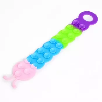 Развивающая игрушка «Гусеница» с присосками, МИКС