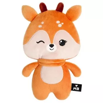 Развивающая игрушка «Оленёнок», с вишневыми косточками, 24 см