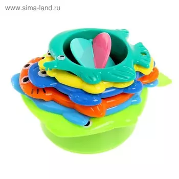 Развивающая игрушка «Пирамида», 6 предметов, МИКС