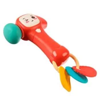 Музыкальная погремушка Крошка Я «Молоточек», светится, МИКС