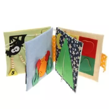 Развивающая книга из фетра «Лев»