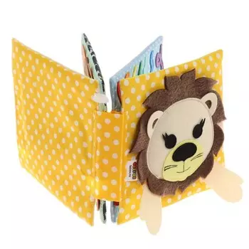 Развивающая книга из фетра «Лев»