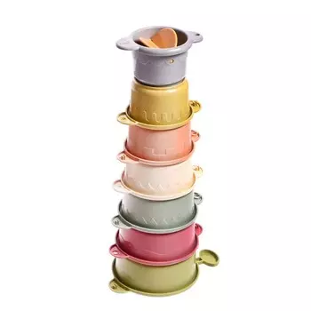 Развивающая пирамидка «Улиточка», 7 предметов