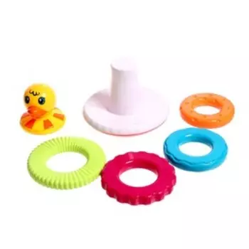 Развивающая пирамидка «Уточка», 5 колец