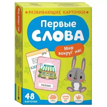 Развивающие карточки «Первые слова. Мир вокруг нас»