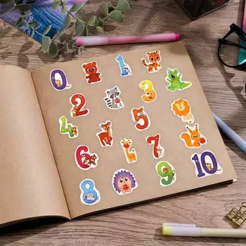 Развивающие наклейки для дома «Изучаем цифры», 24 × 37 см