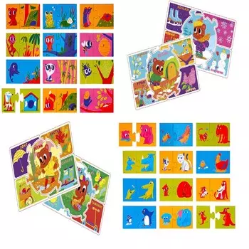 Развивающие пазлы «Познаём мир 3 в 1»