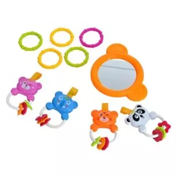 Развивающий коврик Everflo «Оркестр», цвет розовый