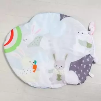 Развивающий коврик с дугами «Зайчики», 5 игрушек, размер 73x48 см