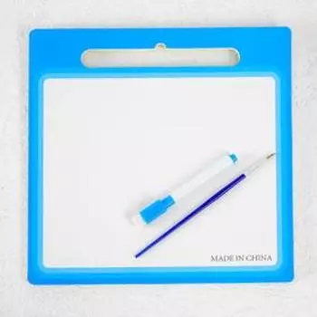 Развивающий набор 3в1 «Бегемот», раскра., пазл, планшет, маркер, в пакете