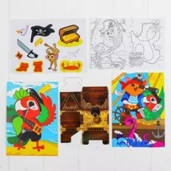 Развивающий набор для творчества "Пиратский остров" 10 в 1