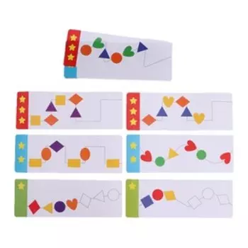 Развивающий набор «Продолжи узор», пальчиковые краски