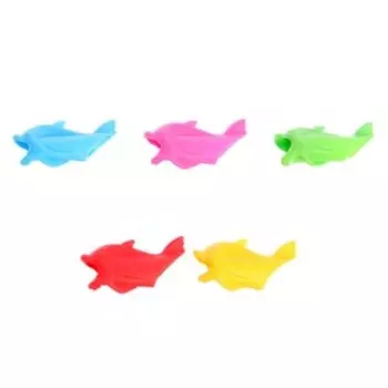 Развивающий набор «Рыбки для письма», тренажёр для письма, ручка-самоучка, 5 шт., цвета МИКС