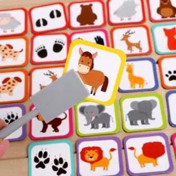 Развивающий набор «Собирай животных» магнитный жезл, в пакете