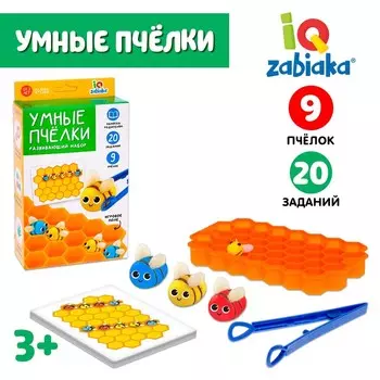 Развивающий набор «Умные пчёлки», сортер, основа для сортировки, цветные пчёлки
