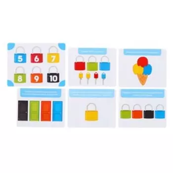 Развивающий набор «Умные замочки», в ПАКЕТЕ