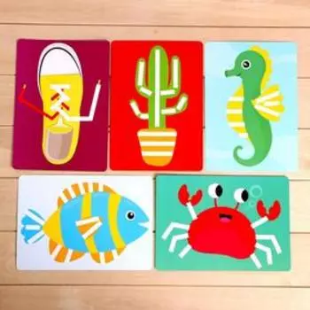 Развивающий набор «Умный скотч. Веселые картинки», в пакете