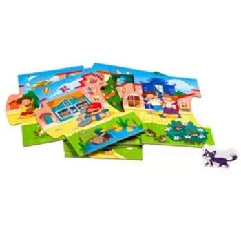 Развивающий пазл Story puzzle «Город»