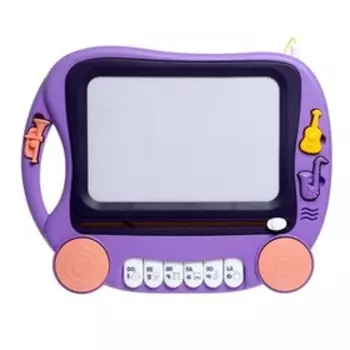 Развивающий столик «Рисуй под музыку», световые и звуковые эффекты, цвет фиолетовый