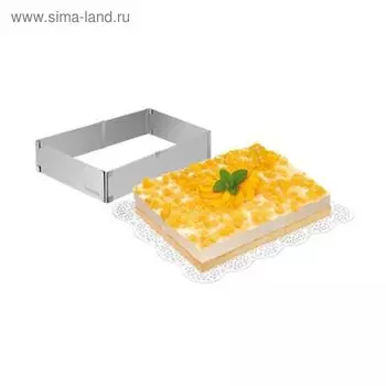 Регулируемая форма Tescoma Delicia для торта, от 28x20 до 50x34 см