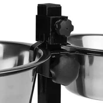 Регулируемая подставка с 2 мисками по 1.8 л, высота подставки 40 см