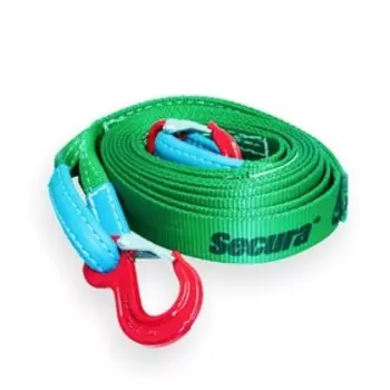 Ремень буксировочный эластичный 9 т 4 м серия PRO "Secura" Крюк/Крюк, Tplus