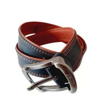 Ремень , цвет черный/коричневый, длина 120см, ширина 4см