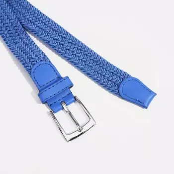 Ремень детский, ширина 2.5 см, пряжка металл, цвет синий