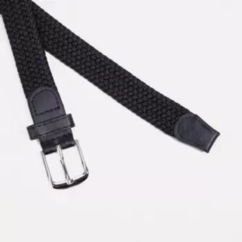 Ремень детский , ширина 2,5 см, пряжка металл, цвет чёрный