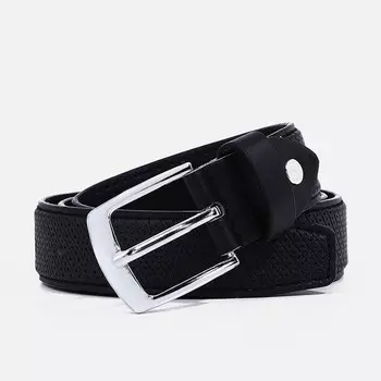 Ремень детский, ширина 2,5 см, винт, пряжка металл, цвет чёрный