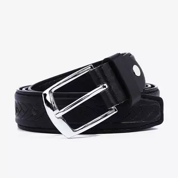 Ремень детский, ширина 2,5 см, винт, пряжка металл, цвет чёрный